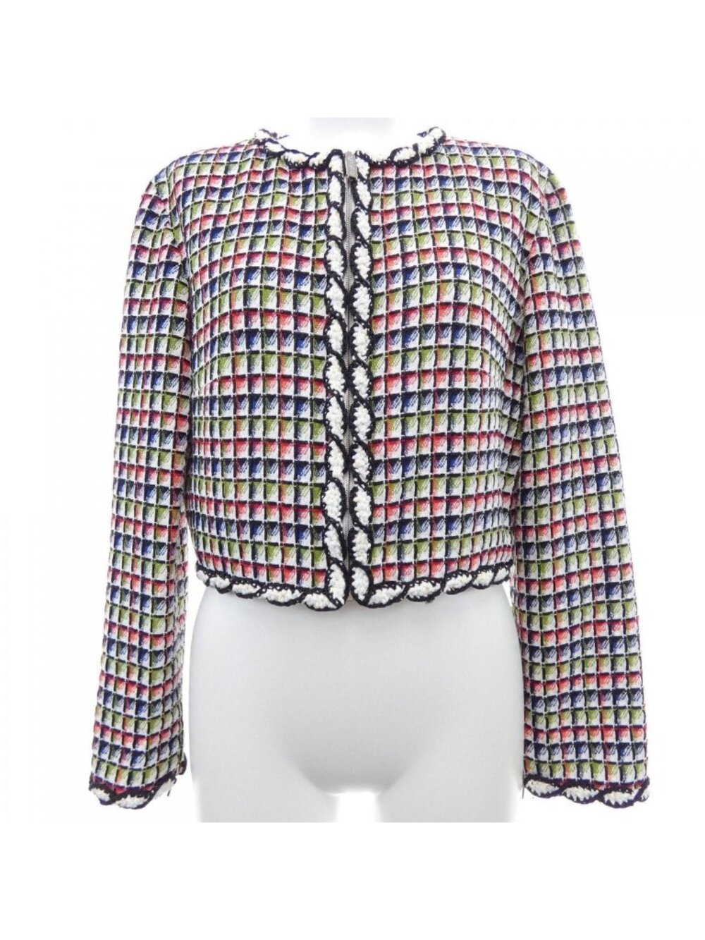 Chanel Collarless Jacket Black